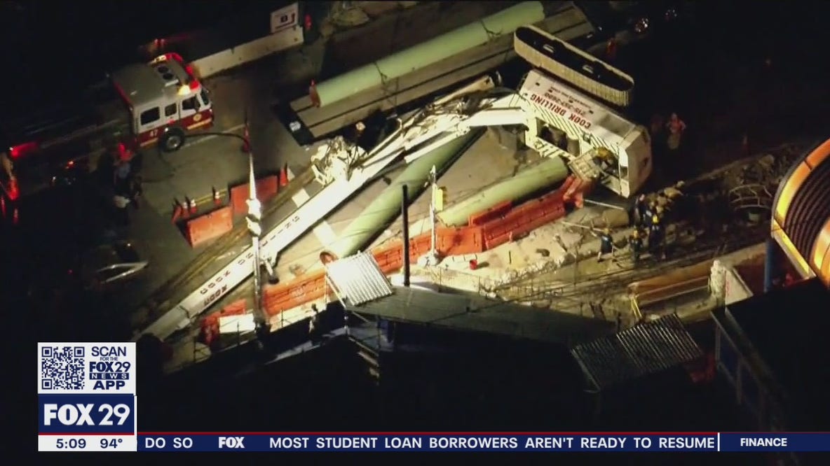 Crane collapse in University City kills 1, injures another